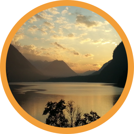 Sylvensteinspeicher Übergang Tag und Nacht